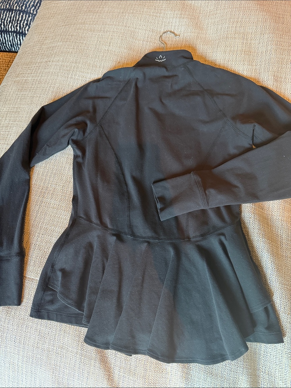 Women’s Black Peplum Jacket - Classic Long Sleeve